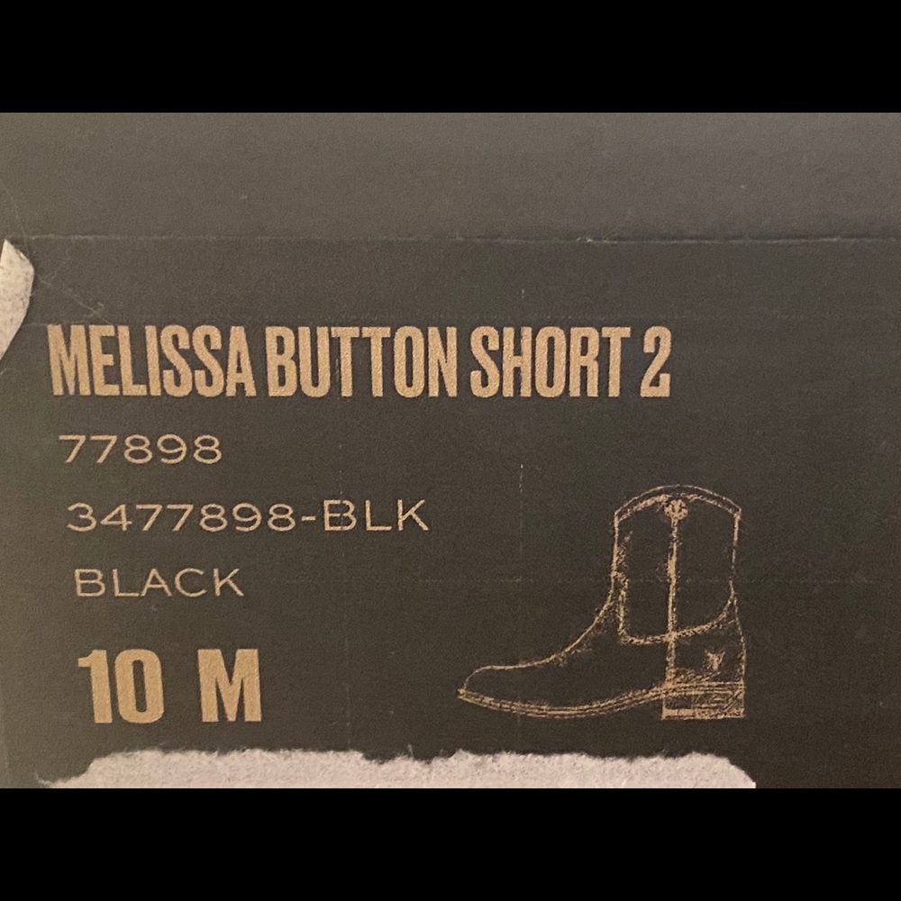 Frye Melissa Short Button Boots